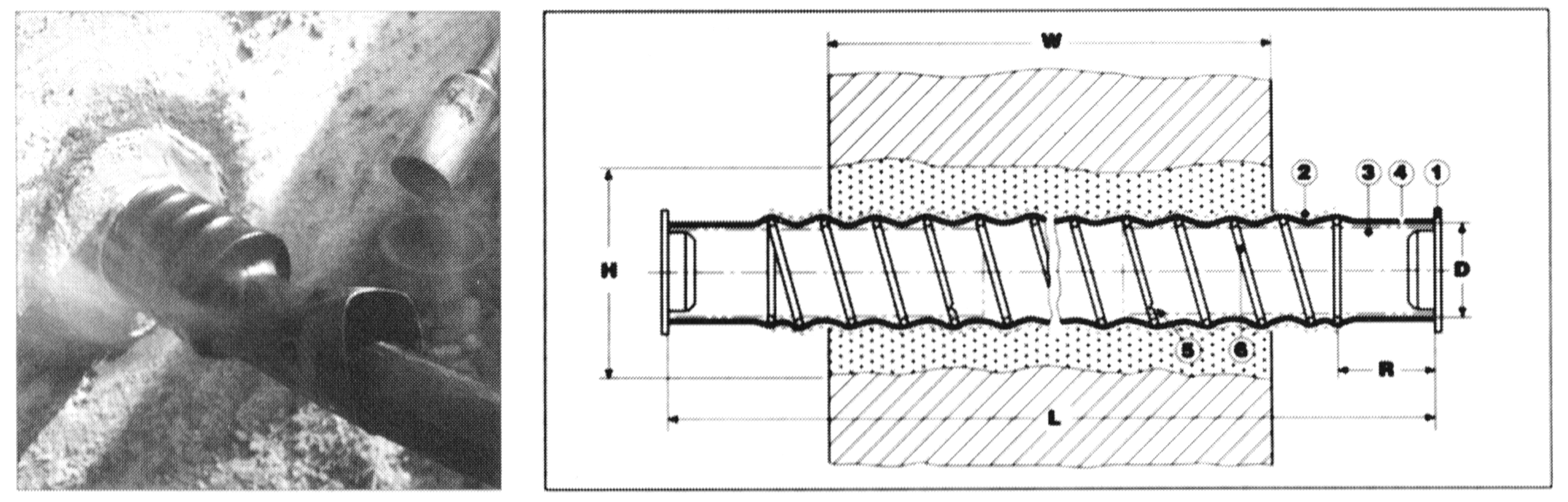 Общий вид и конструкция проходного кабельного уплотнителя